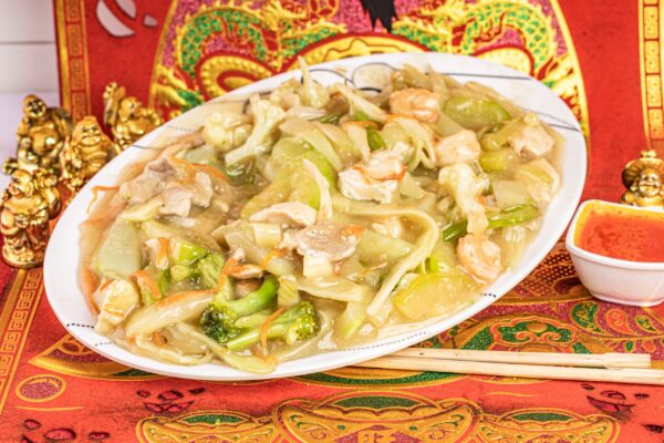 Chop Suey Con Mariscos