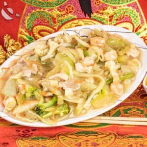 Chop Suey Con Camarones
