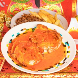 Pollo A La Plancha En Salsa Agridulce