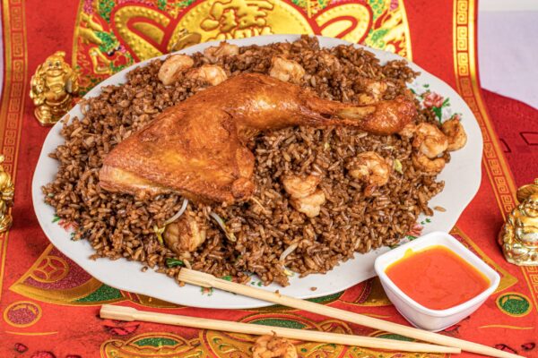 Arroz Chino A La Valenciana (1/4 de Pollo)